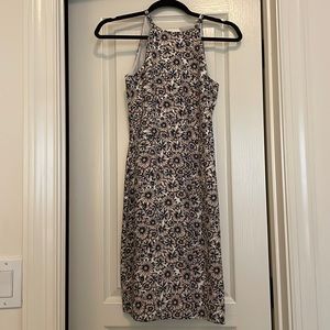 Banana Republic Factory Halter Floral Print Dress